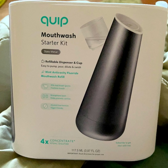 quip Other New Quip Mouthwash Starter Kit In Slate Metal Poshmark